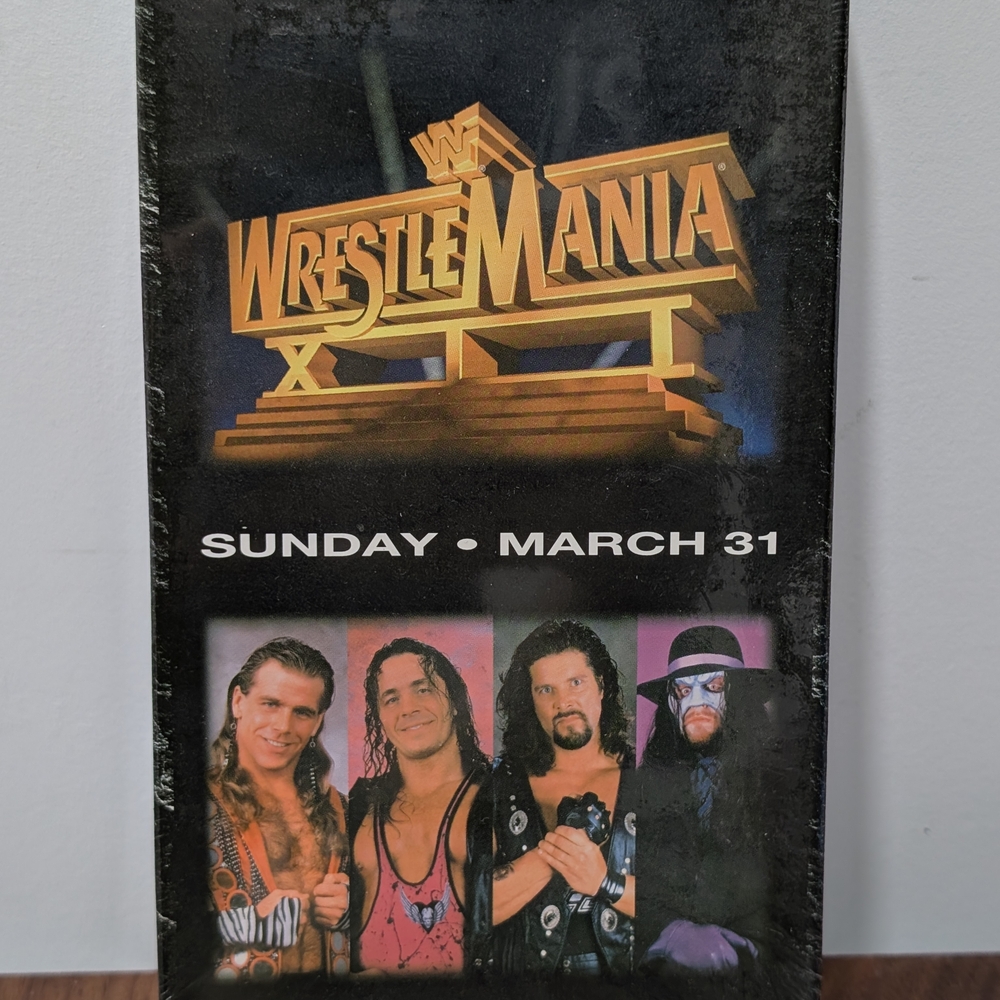 Vintage WWF Wrestlemania Sunday March 31 1996 Wrestling Brand New Sealed VHS